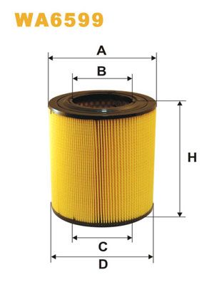 WIX FILTERS Õhufilter WA6599